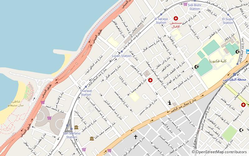 louran alexandria location map