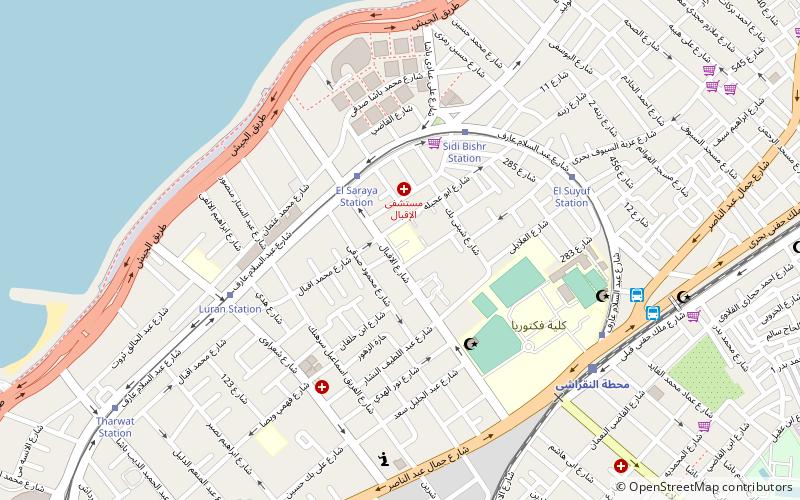 el saraya alexandria location map