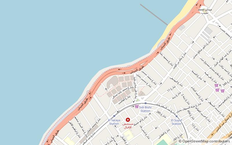 el gomrok alexandria location map