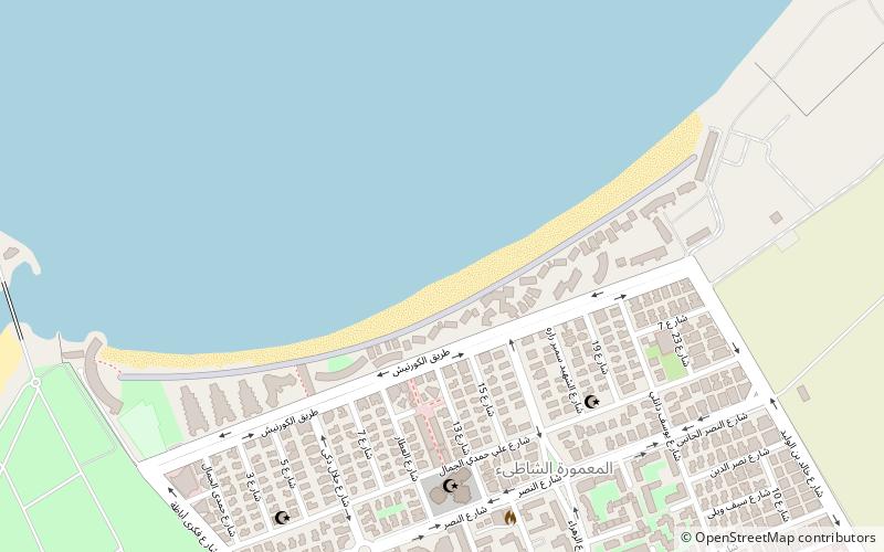 el maamoura beach aleksandria location map
