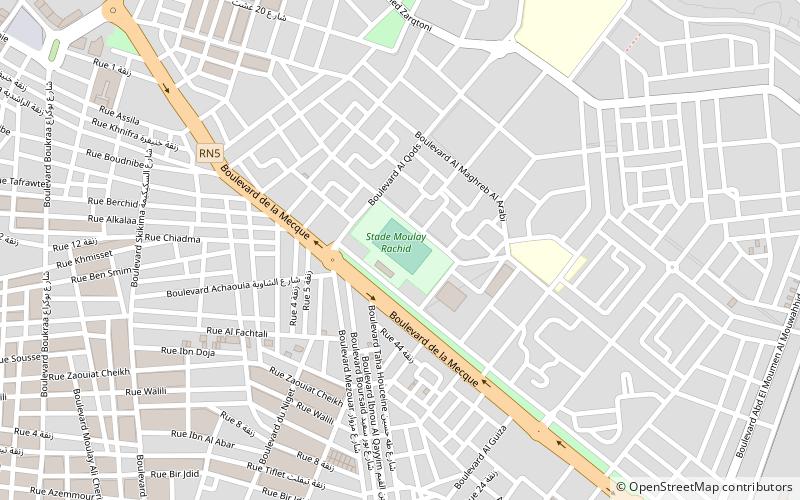 stade moulay rachid al ujun location map