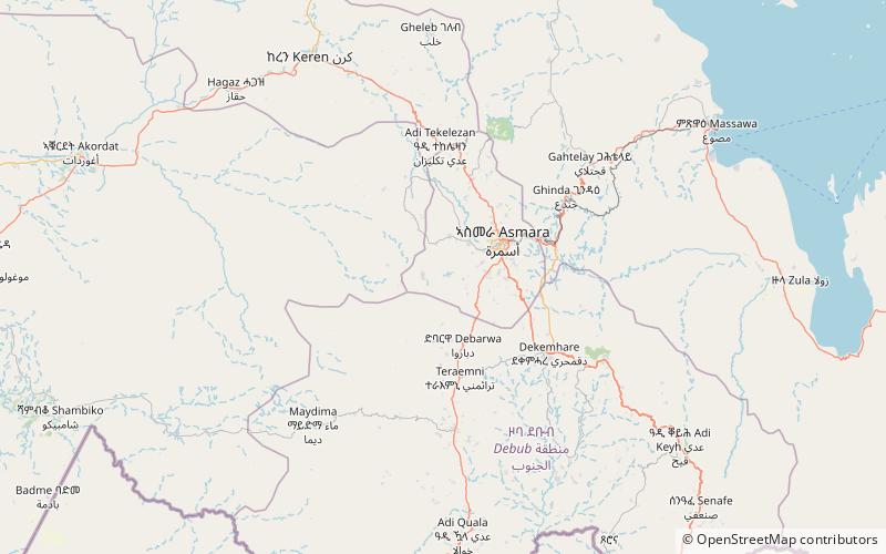 mai nefhi asmara location map