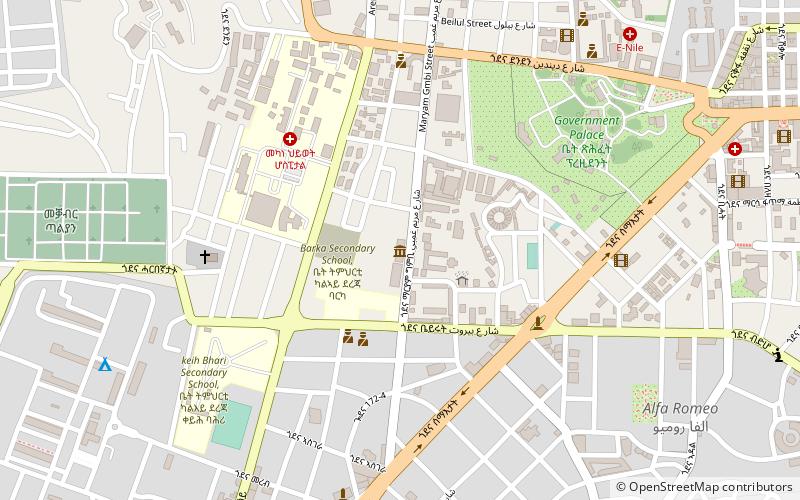 Nationalmuseum Eritrea location map