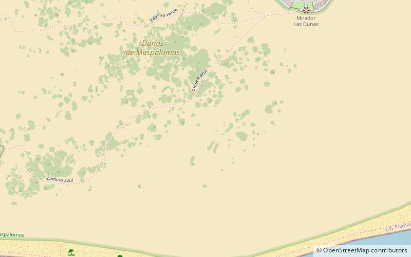 Dunes de Maspalomas location map