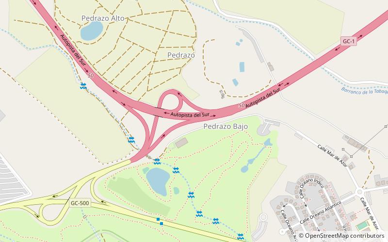 Autopista GC-1 location map