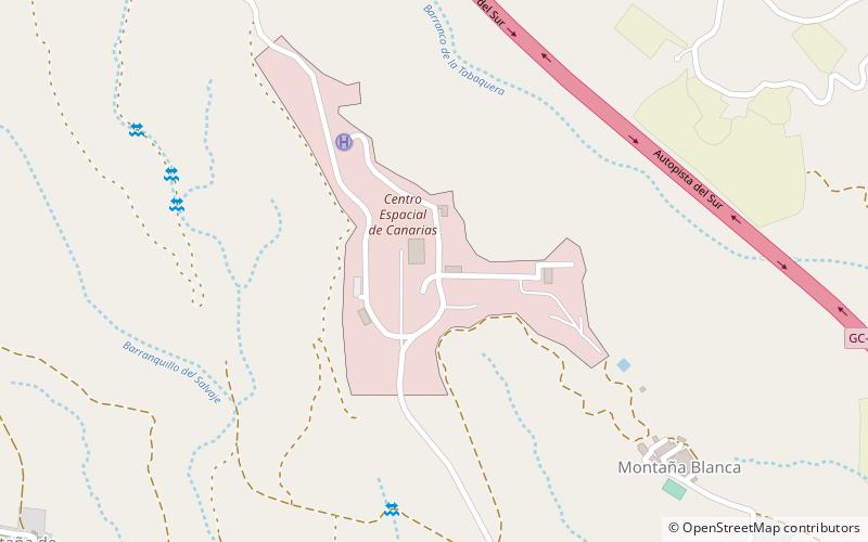 Centro Espacial de Canarias location map