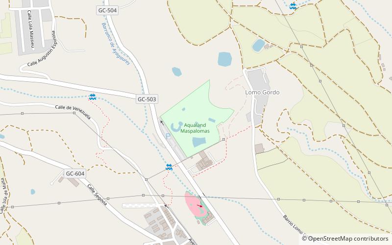 Aqualand Maspalomas location map