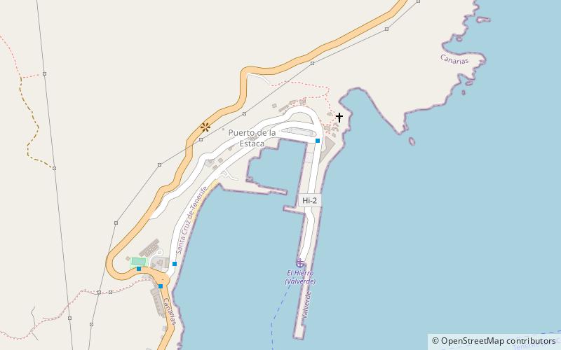 Puerto de la Estaca location map