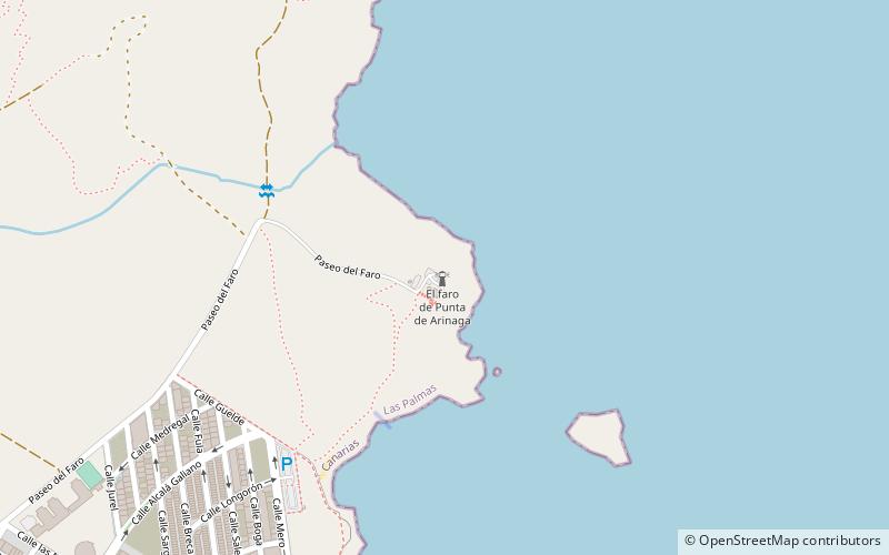 Punta de Arinaga Lighthouse location map