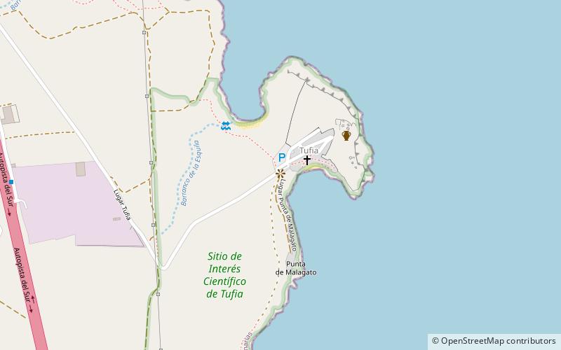 playa de tufia telde location map