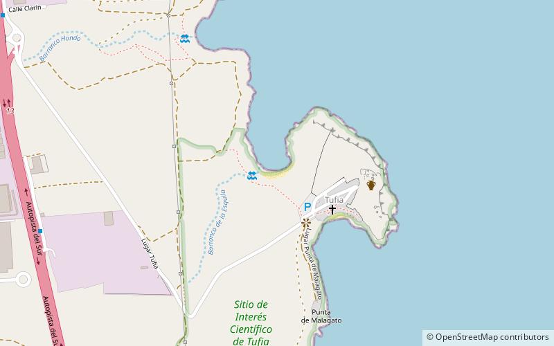 playa de agua dulce telde location map