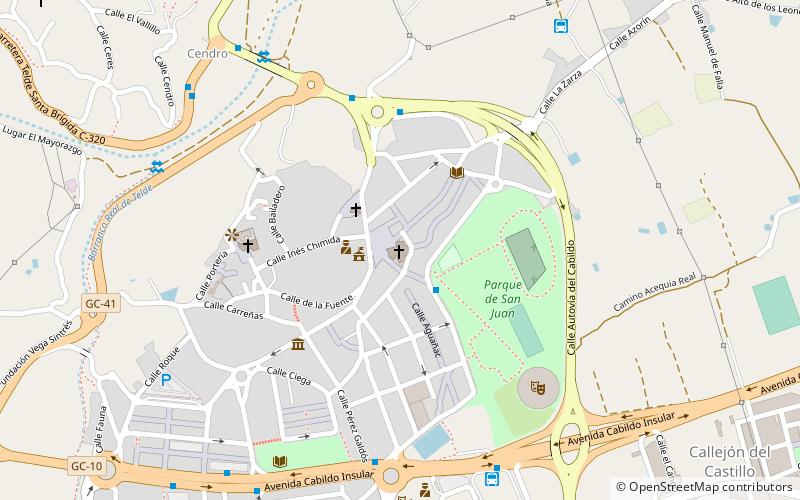 basilique saint jean telde location map