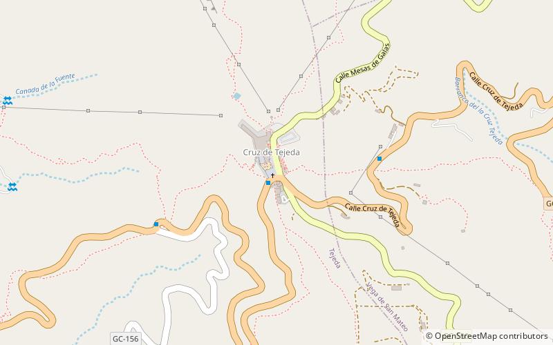 cruz de tejeda location map
