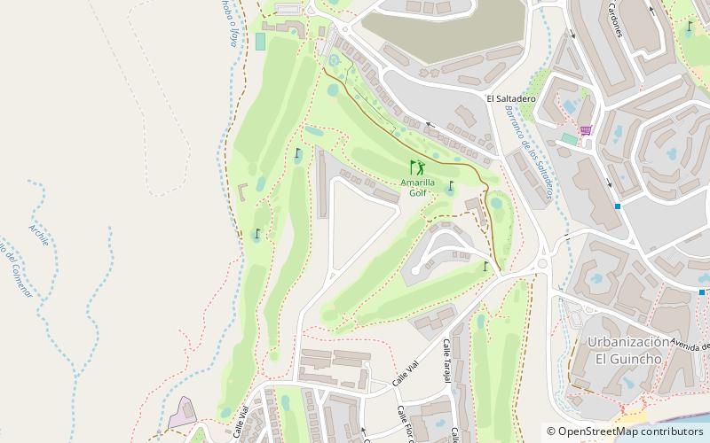 Amarilla Golf location map