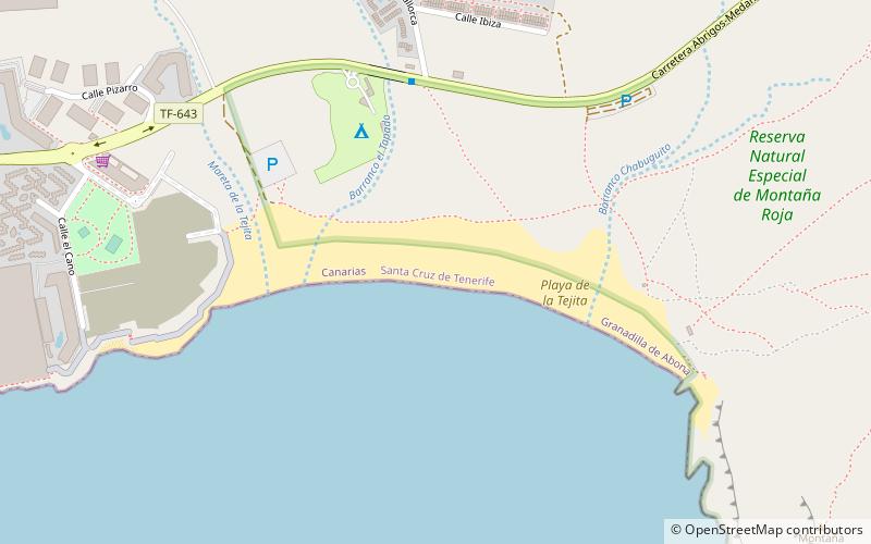 Playa La Tejita location map