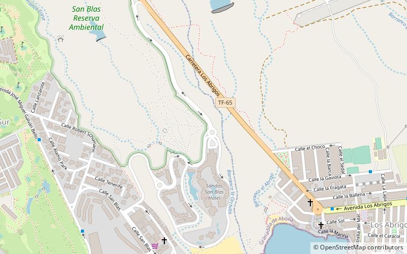 San Blas Reserva Ambiental location map