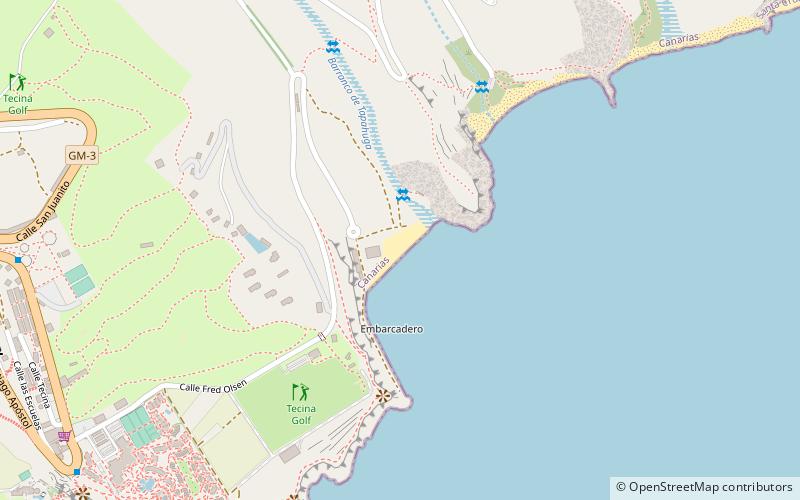playa de tapahuga la gomera location map