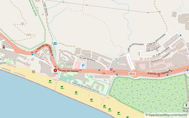 Morro Jable location map