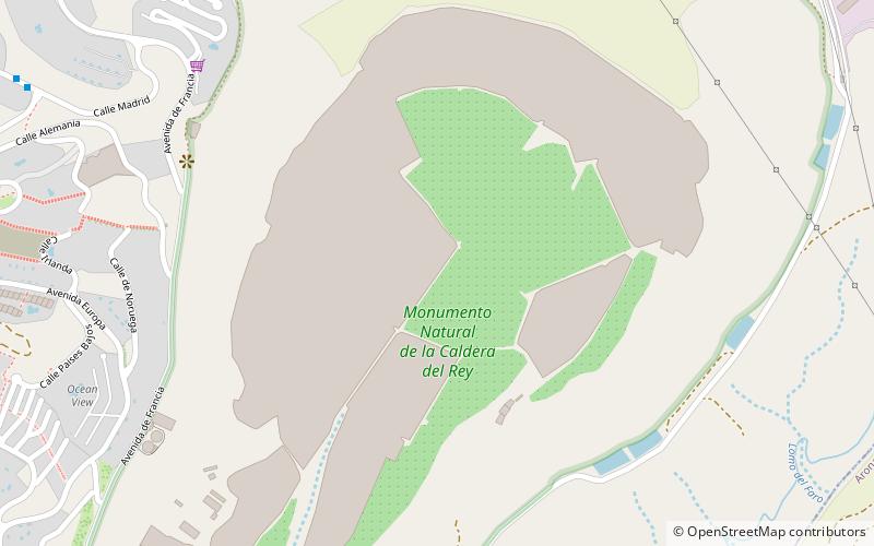 Monumento Natural de la Caldera del Rey location map