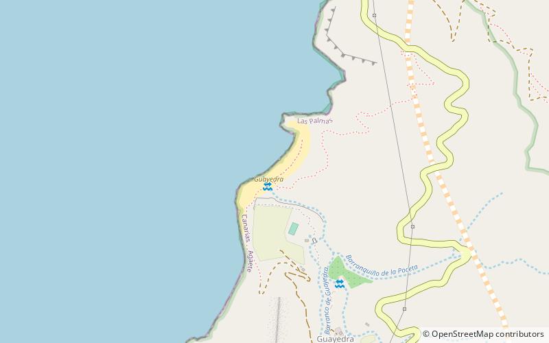 guayedra gran canaria location map