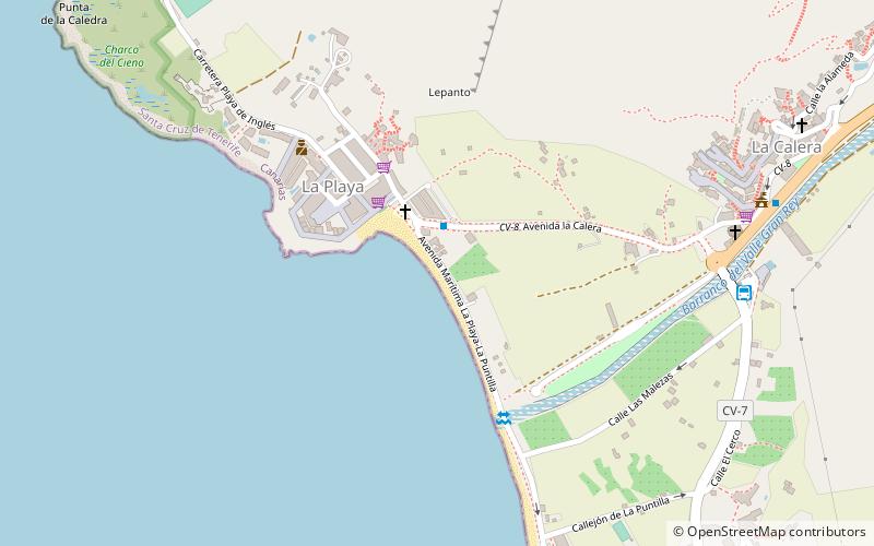 playa valle gran rey la gomera location map