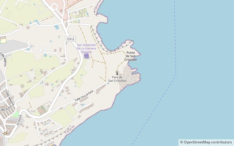 Phare de San Cristóbal location map