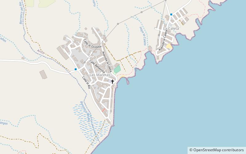 Playa de Las Maretas location map