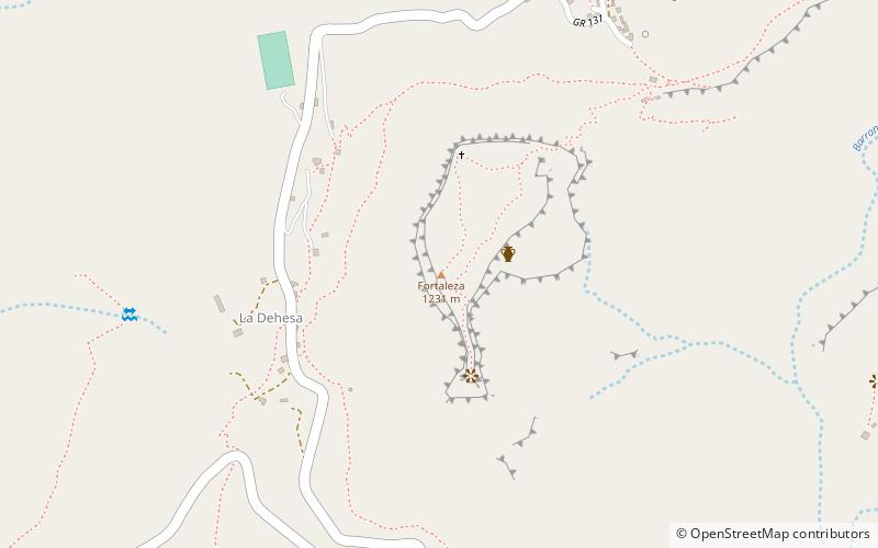 la fortaleza la gomera location map