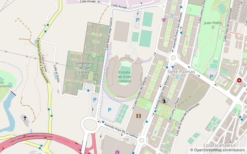 Estadio Gran Canaria location map