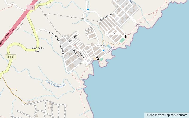 Playa de La Jaca location map