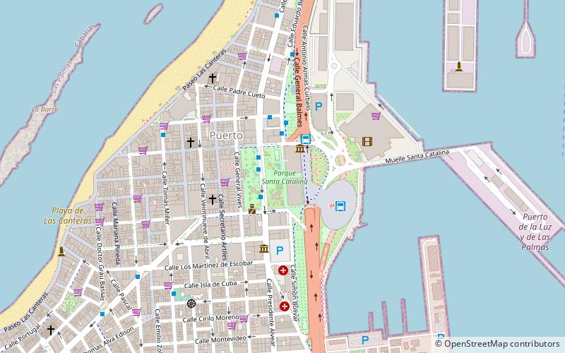 Parque Santa Catalina location map