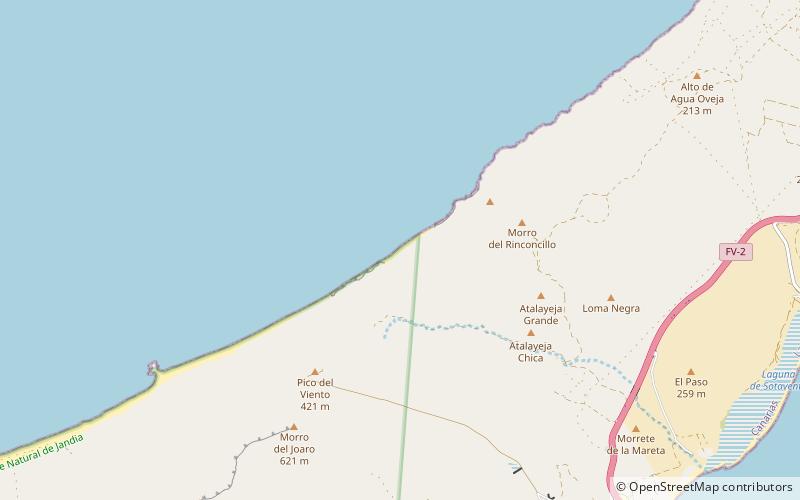 playa barlovento fuerteventura location map