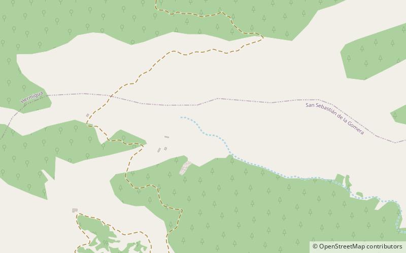 parque natural majona la gomera location map