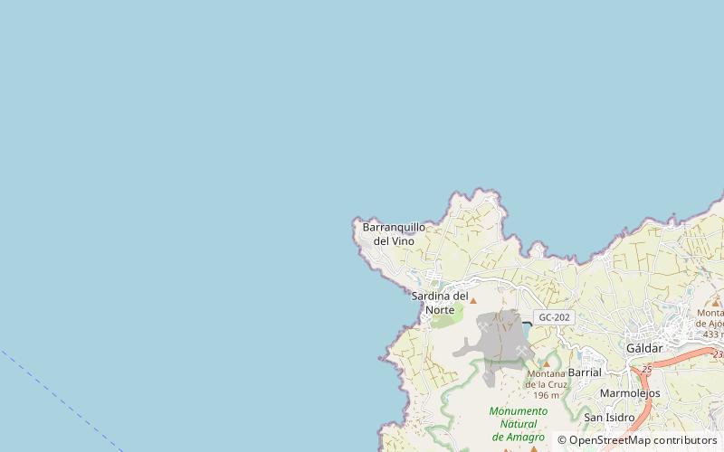 Phare de Punta Sardina location map
