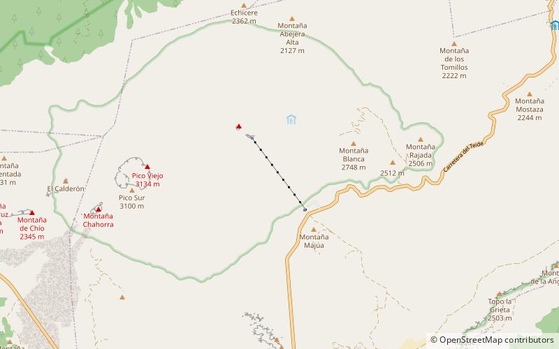 Teleférico del Teide location map