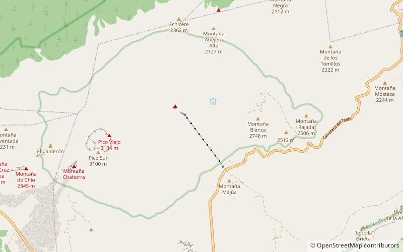 pico de tenerife park narodowy teide location map