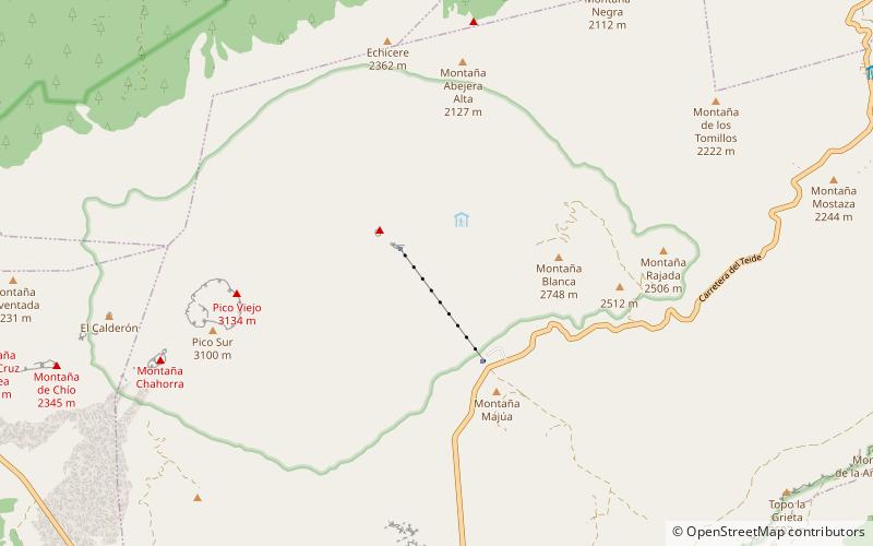 pico de tenerife parc national du teide location map