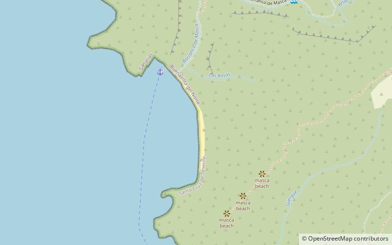 Playa de Masca location map