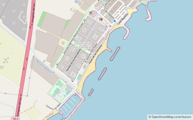 Playa El Cabezo location map