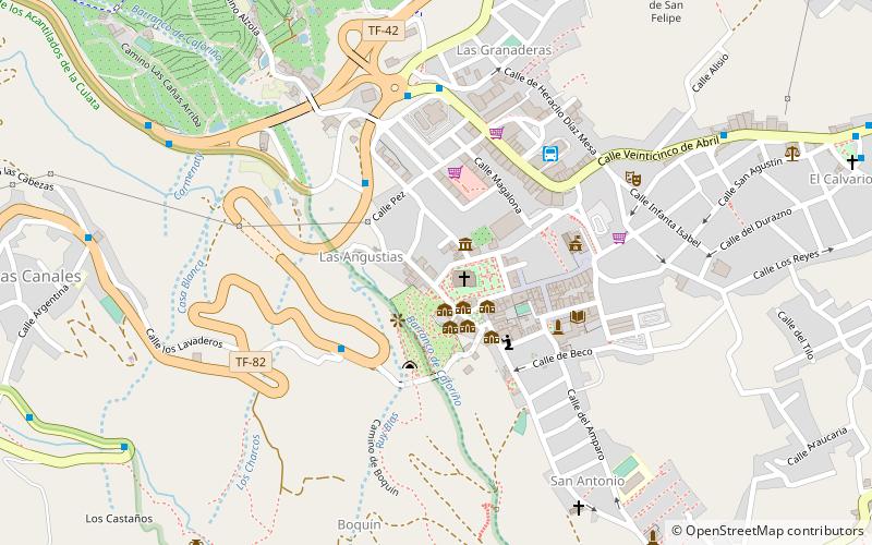 butterfly park icod de los vinos location map