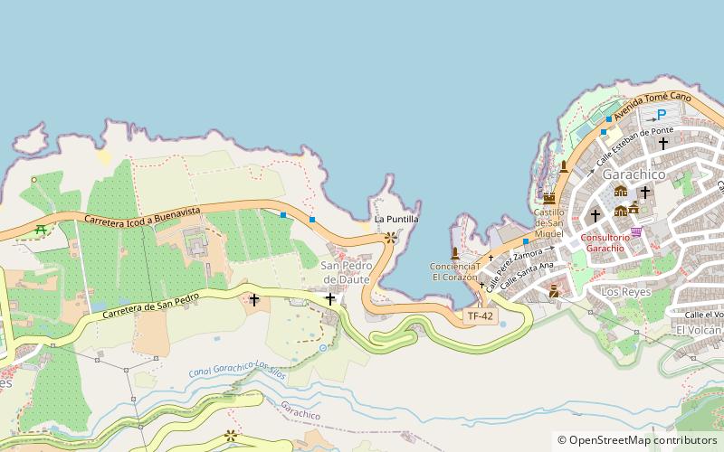 playa del aguadulce garachico location map