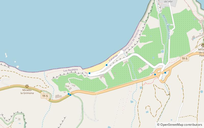 Playa del Socorro location map