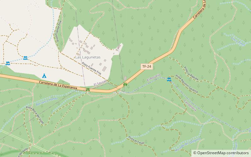 Casa Forestal location map