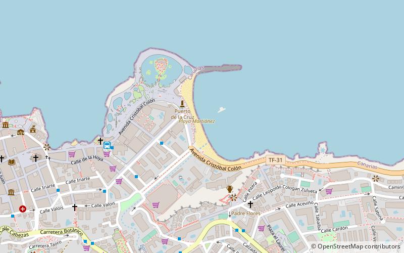 Playa Martiánez location map