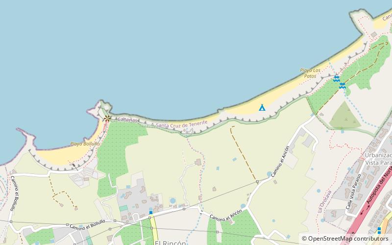 Playa de El Ancón location map