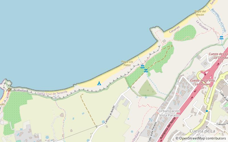 Playa Los Patos location map