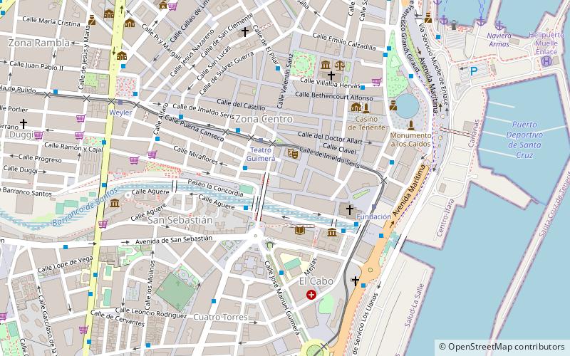 calle miraflores santa cruz de tenerife location map