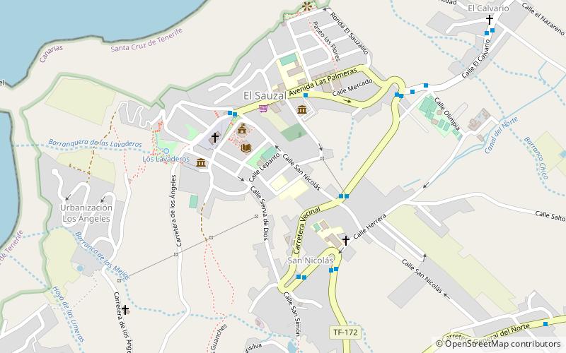 el sauzal teneryfa location map