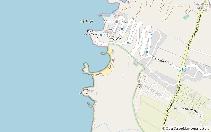 Playa La Arena location map