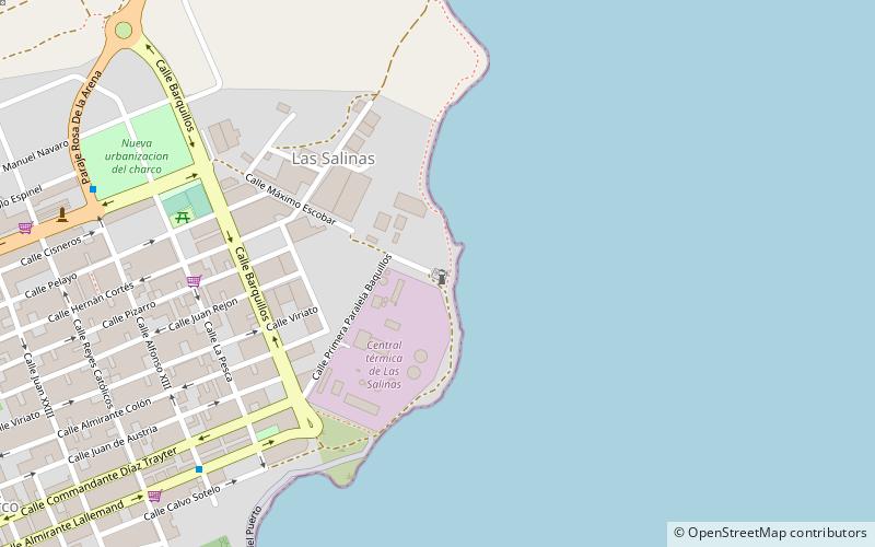 Faro del Puerto del Rosario location map